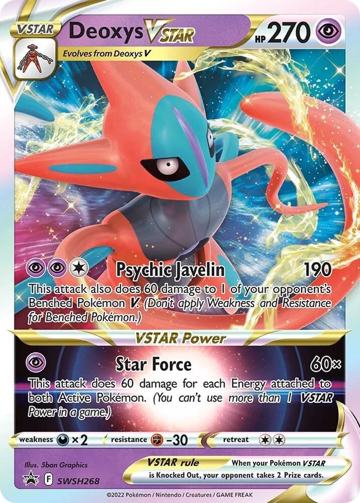 Deoxys VSTAR - SWSH268 - SWSH: Sword & Shield Promo Cards (SWSD)