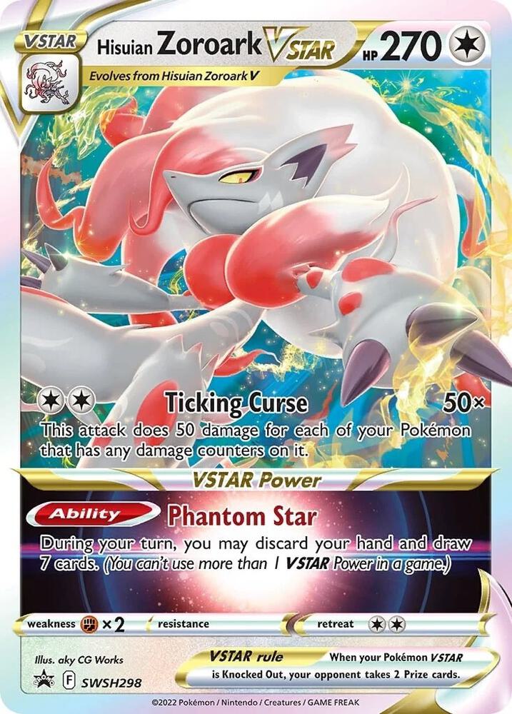 Hisuian Zoroark VSTAR - SWSH298 - SWSH: Sword & Shield Promo Cards (SWSD)