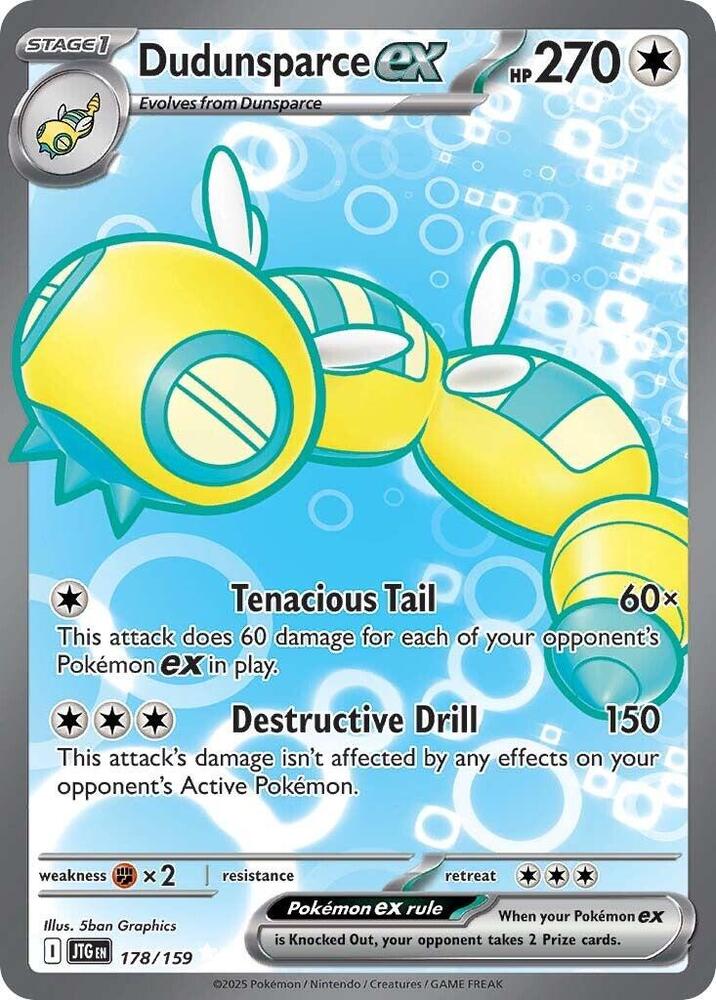 Dudunsparce ex - 178/159 - SV09: Journey Together (SV09)