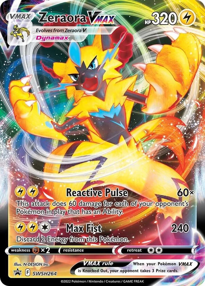 Zeraora VMAX - SWSH264 - SWSH: Sword & Shield Promo Cards (SWSD)