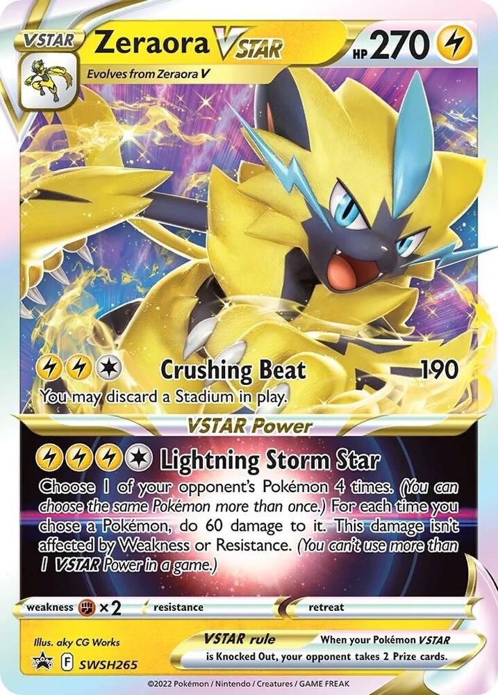 Zeraora VSTAR - SWSH265 - SWSH: Sword & Shield Promo Cards (SWSD)