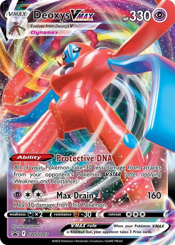 Deoxys VMAX - SWSH267 - SWSH: Sword & Shield Promo Cards (SWSD)