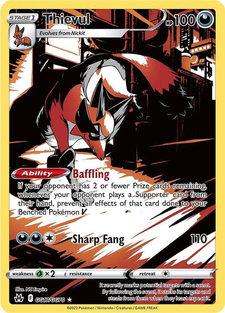Thievul - Crown Zenith: Galarian Gallery (CRZ:GG)