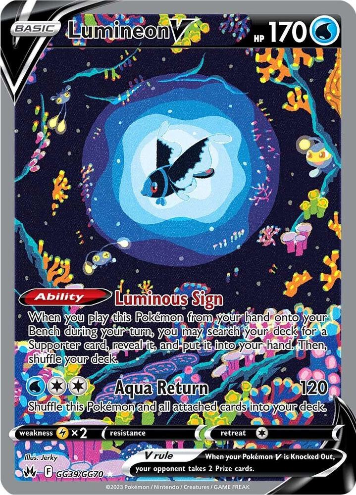Lumineon V - SWSH: Crown Zenith: Galarian Gallery (CRZ:GG) - PSA 10
