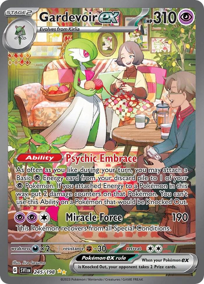 Gardevoir ex - 245/198 - SV01: Scarlet & Violet Base Set (SVI) - PSA 10