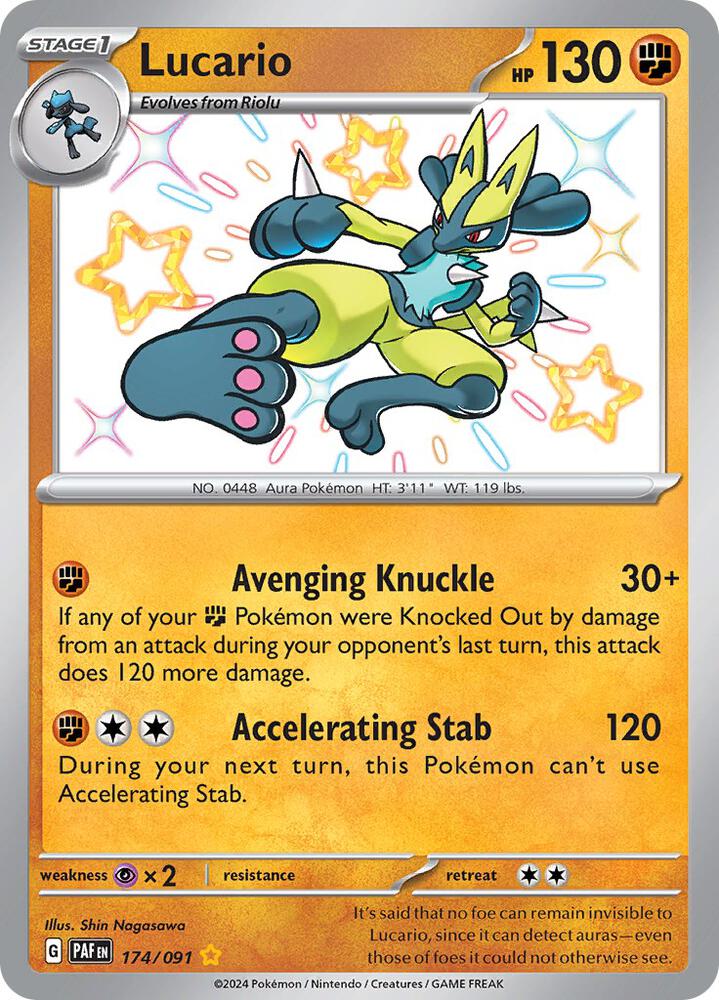 Lucario - SV: Paldean Fates (PAF)