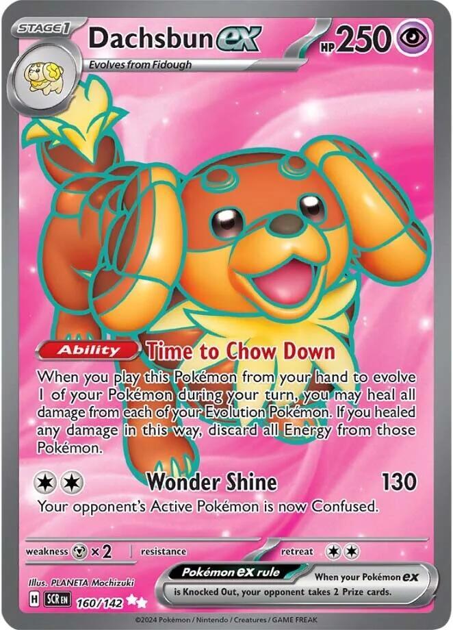 Dachsbun ex - 160/142 - SV07: Stellar Crown (SCR)