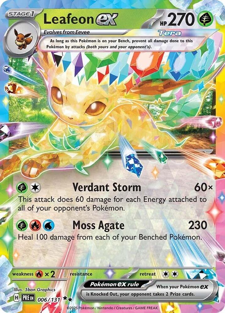 Leafeon ex - 006/131 - SV: Prismatic Evolutions (PRE)
