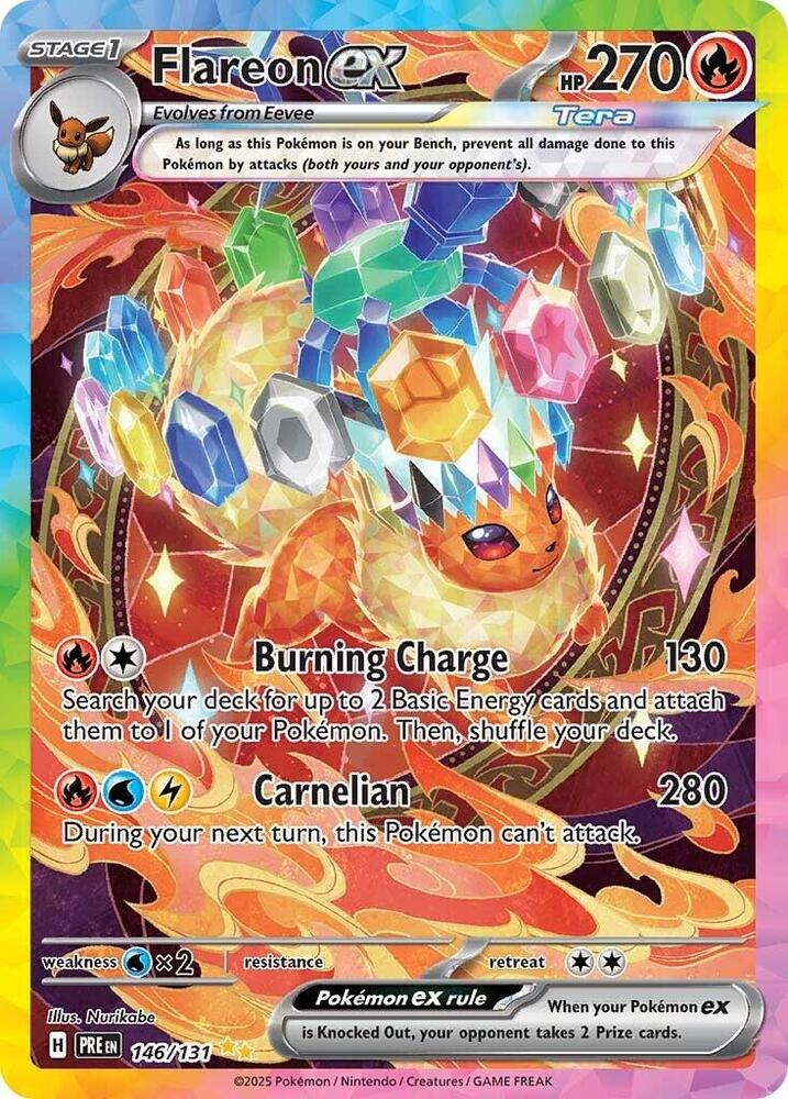 Flareon ex - 146/131 - SV: Prismatic Evolutions (PRE) - PSA 10