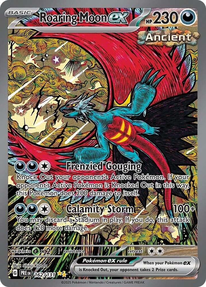 Roaring Moon ex - SV: Prismatic Evolutions (PRE) - PSA 9