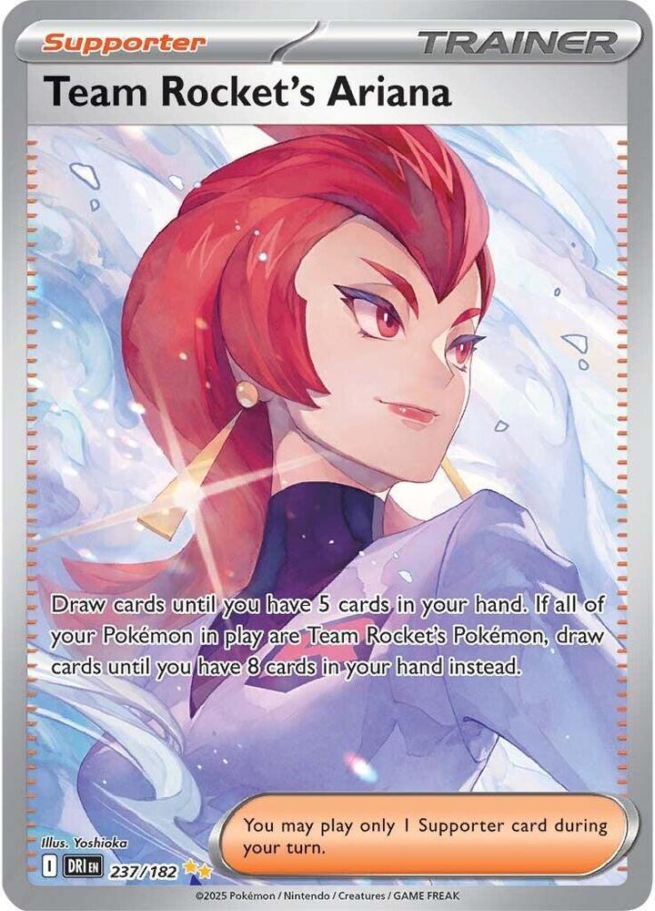 Team Rocket's Ariana - 237/182 - SV10: Destined Rivals (DRI) - PSA 10