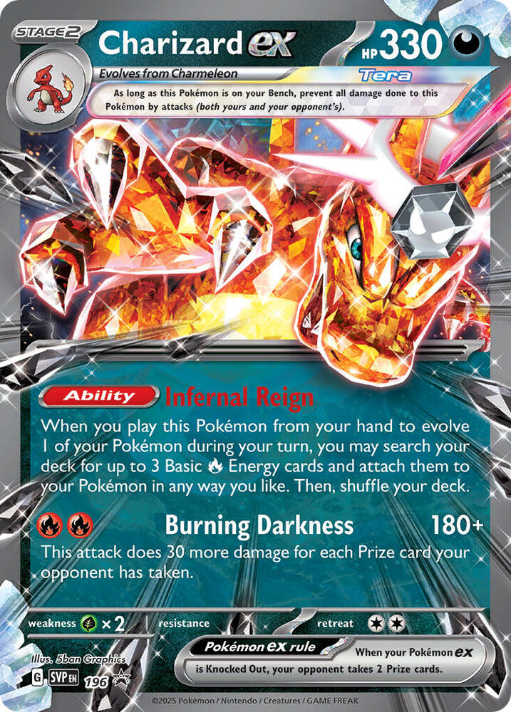 Charizard ex -196 - SV: Scarlet & Violet Promo Cards (SVP)