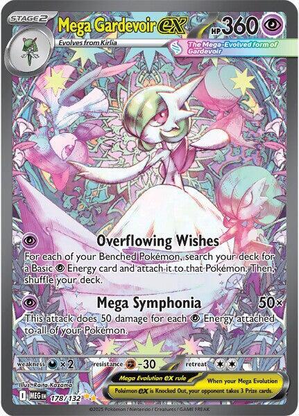 Mega Gardevoir ex - 178/132 - ME01: Mega Evolution (MEG) - PSA 10