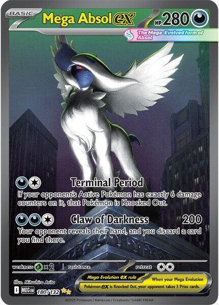 Mega Absol ex - 180/132 - ME01: Mega Evolution (MEG) - PSA 10