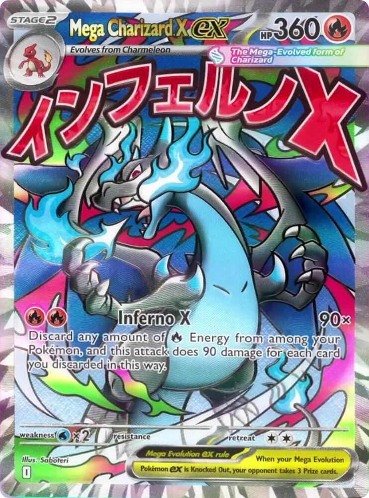 Mega Charizard X ex - 023 - ME: Mega Evolution Promo (MEP) - PSA 10