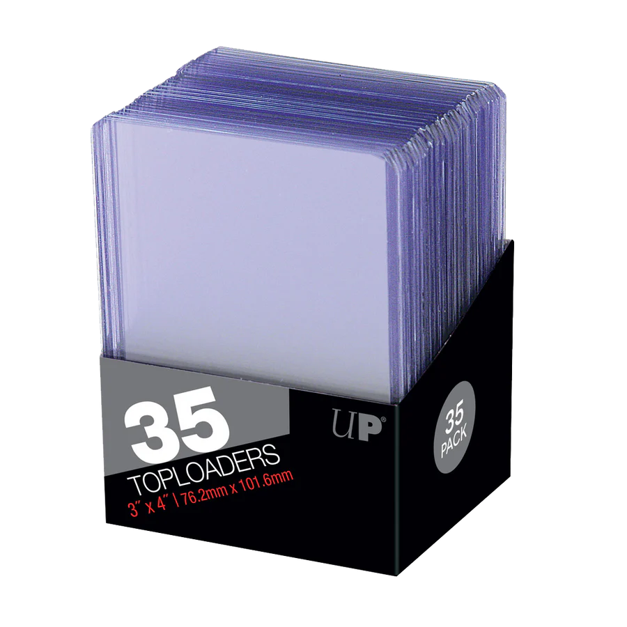 Ultra Pro - 3" x 4" Clear Regular Toploaders (35ct) for Standard Size Cards