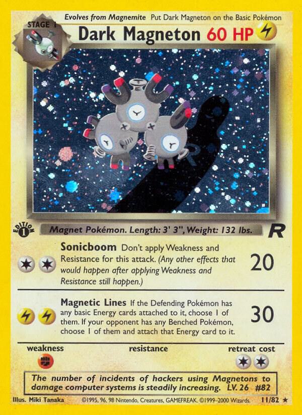 Dark Magneton (11) - Team Rocket (TR) - PSA 8