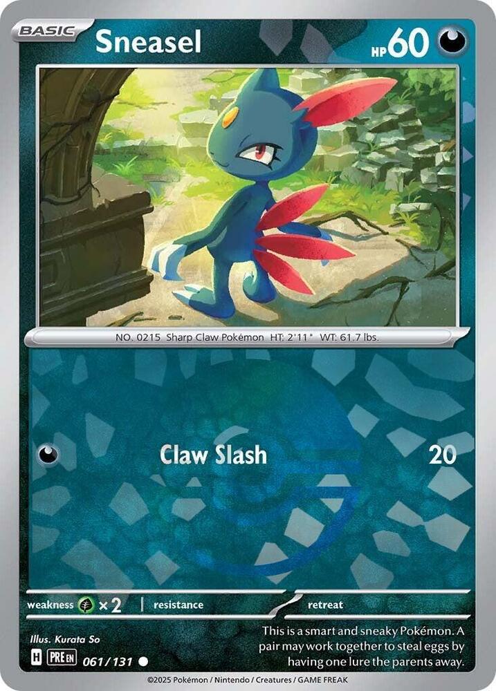 Sneasel (Poke Ball Pattern) - SV: Prismatic Evolutions (PRE)