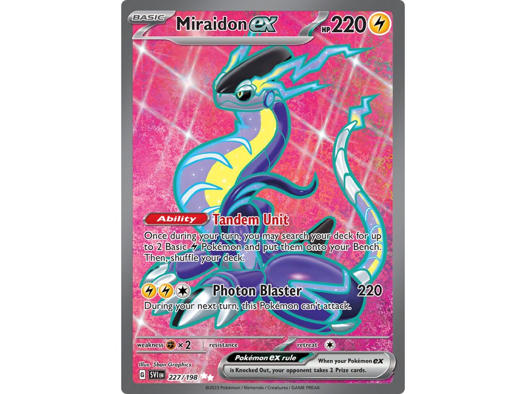 Miraidon ex - 227/198 - SV01: Scarlet & Violet Base Set (SV1)