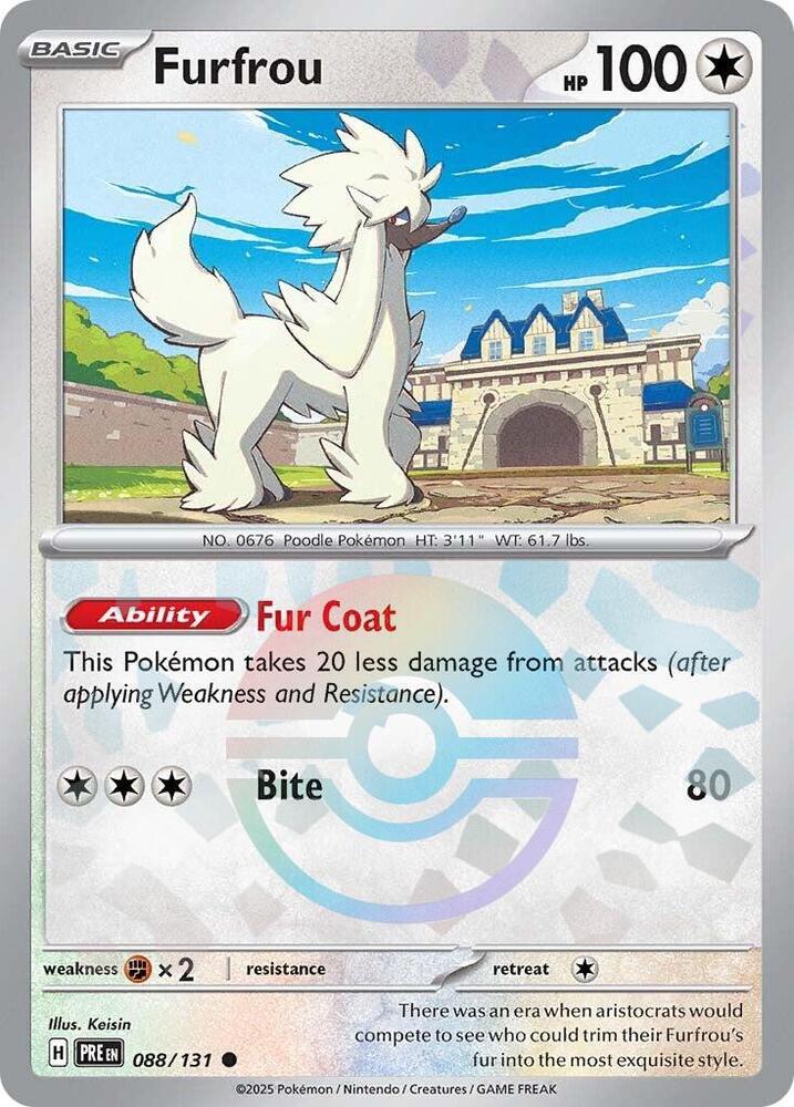 Furfrou (Poke Ball Pattern) - SV: Prismatic Evolutions (PRE)