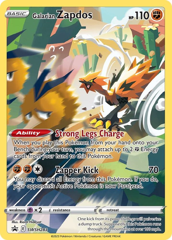 Galarian Zapdos - SWSH283 - SWSH: Sword & Shield Promo Cards (SWSD)