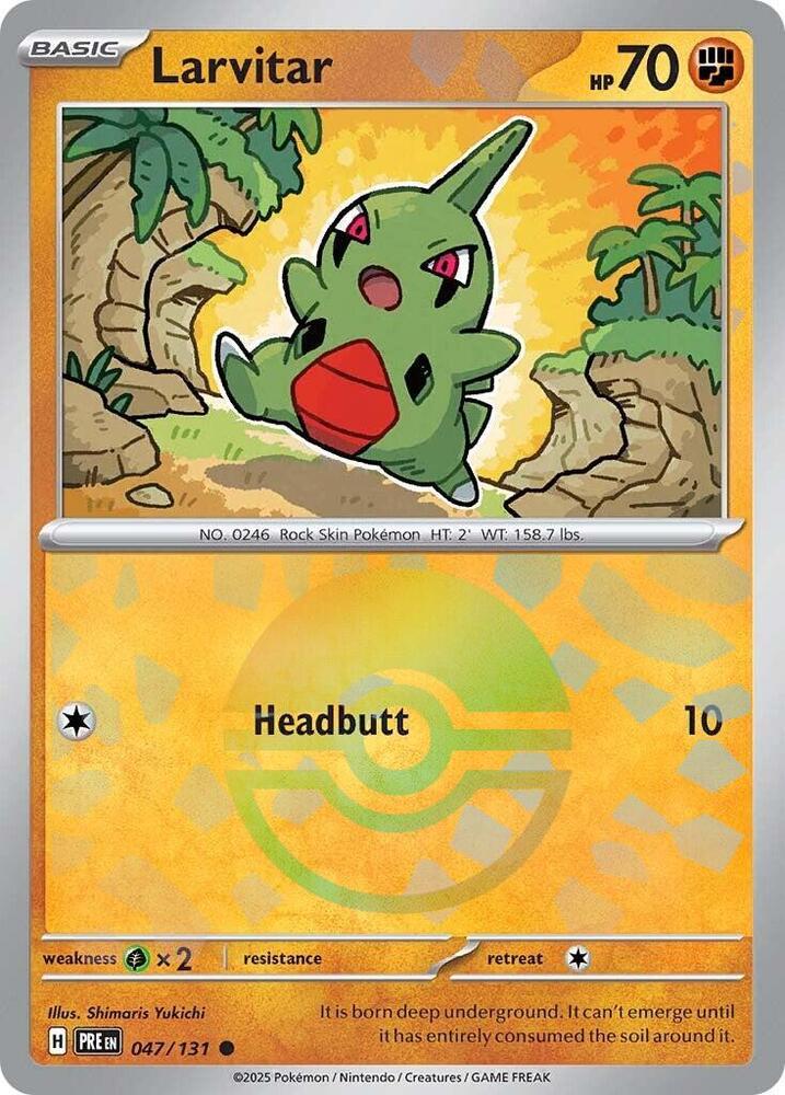 Larvitar (Poke Ball Pattern) - SV: Prismatic Evolutions (PRE)
