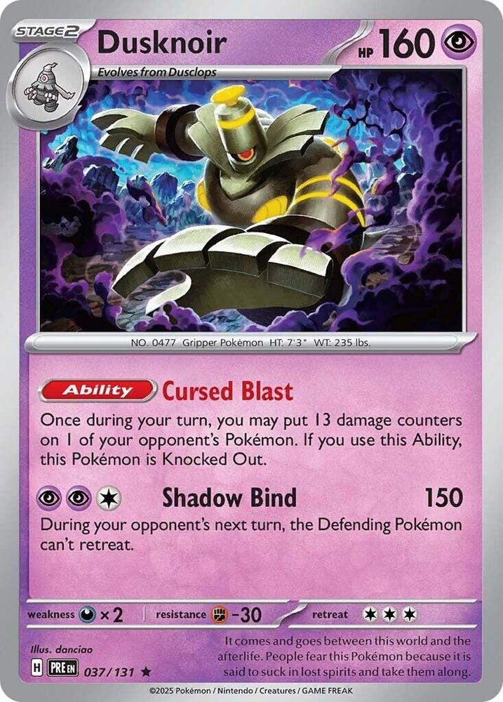 Dusknoir - SV: Prismatic Evolutions (PRE)