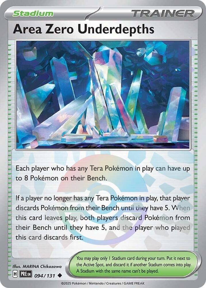 Area Zero Underdepths (Poke Ball Pattern) - SV: Prismatic Evolutions (PRE)