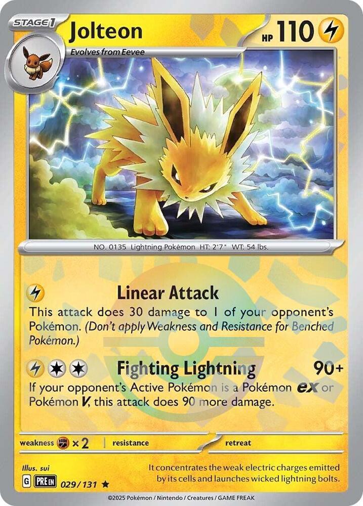 Jolteon (Poke Ball Pattern) - SV: Prismatic Evolutions (PRE)