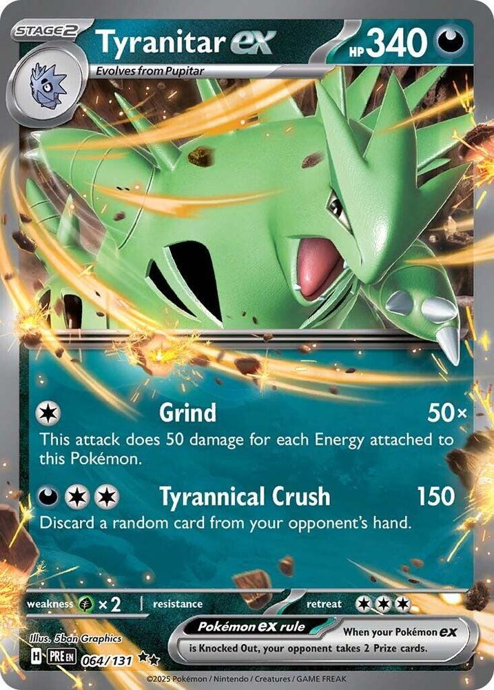 Tyranitar ex - SV: Prismatic Evolutions (PRE)